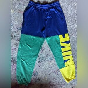 Nike Men’s Joggers - Blue, Green, Yellow